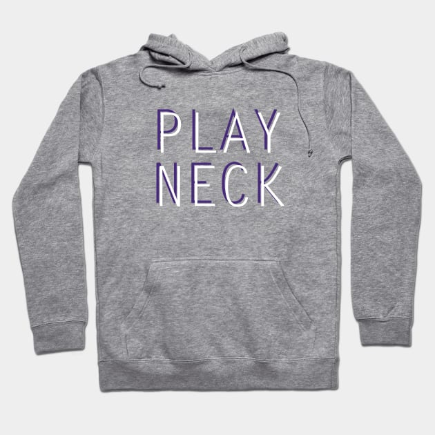 Play Neck Hoodie by Parkeit